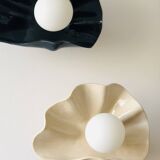 Concha Ceramic Wall Light - Coco Square - Midnight Blue