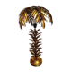 Large Palm Tree Lamp in gilded metal, late twentieth century.
