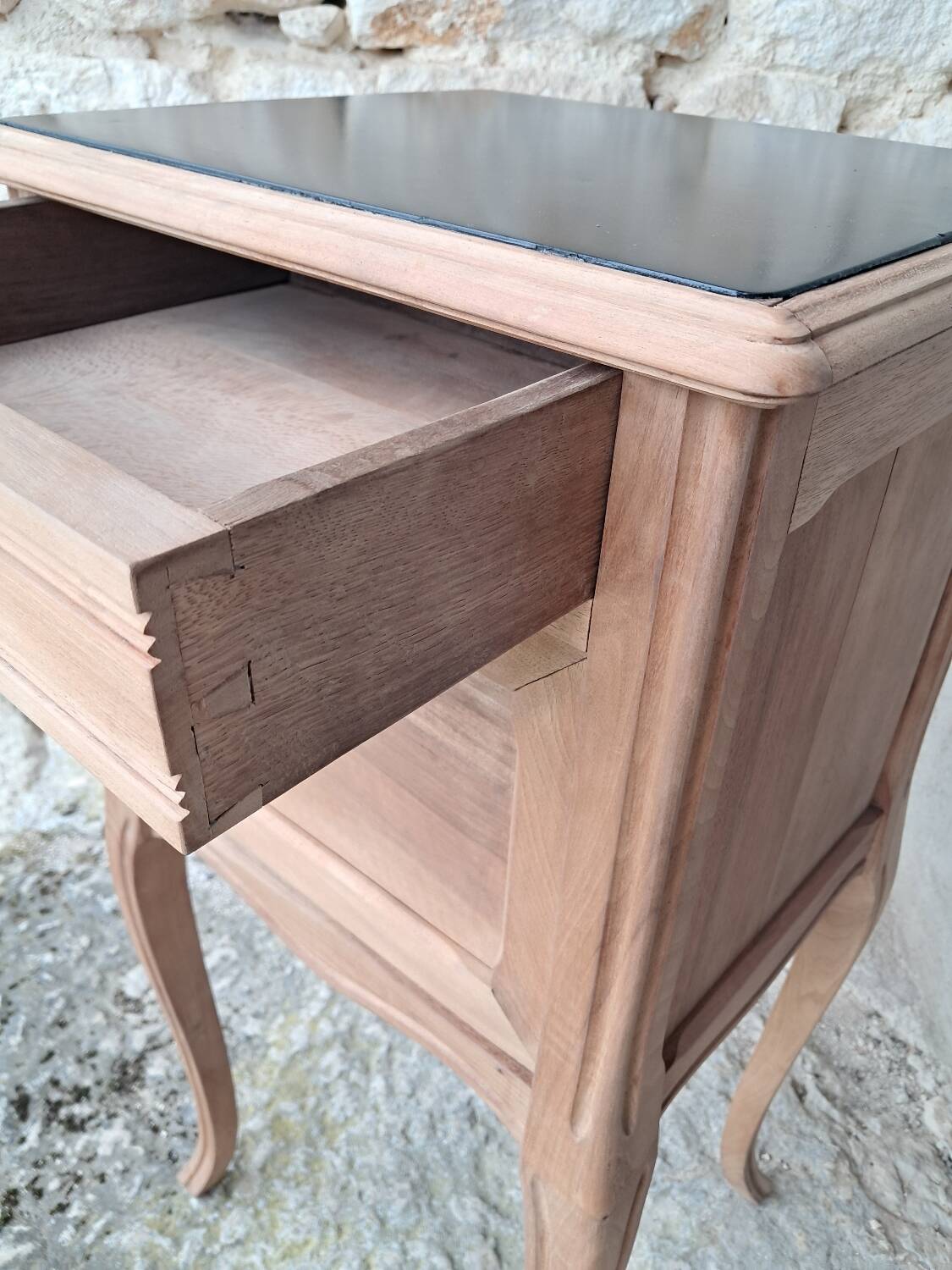 Airbrushed bedside table