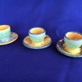 Set of 6 egg cups - Galtié Pottery