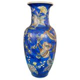 Vintage Chinese Blue Porcelain Vase