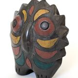 Mexican Pottery Owl from the 70s | Barro Negro Oaxaca | Midcentury