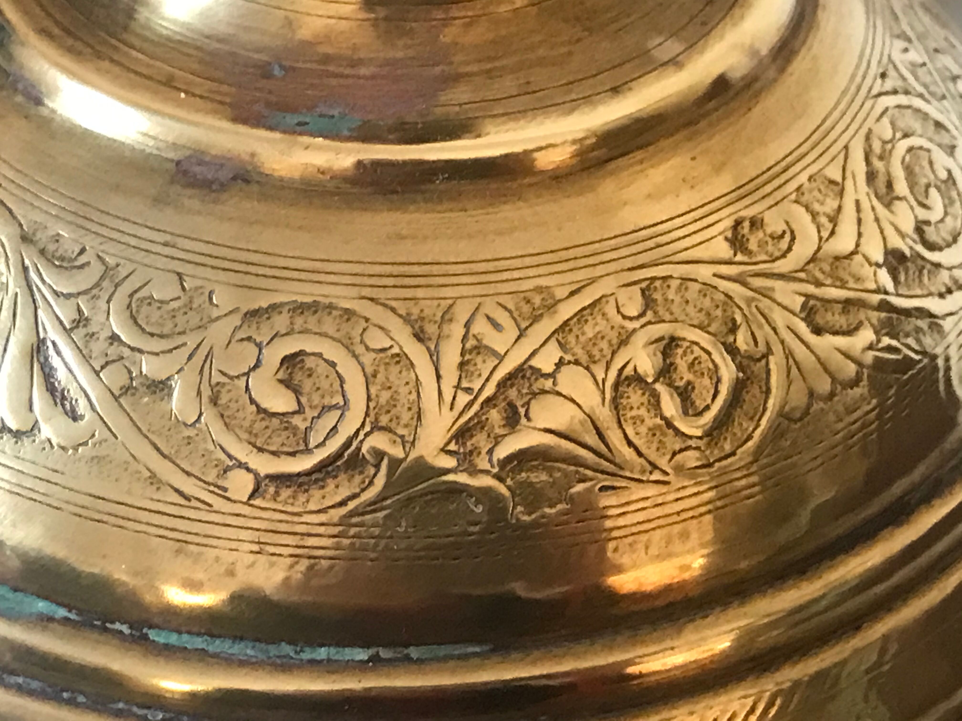 Vintage brass box