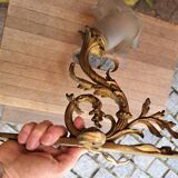 Pair of Napoleon III appliques in gilded bronze
