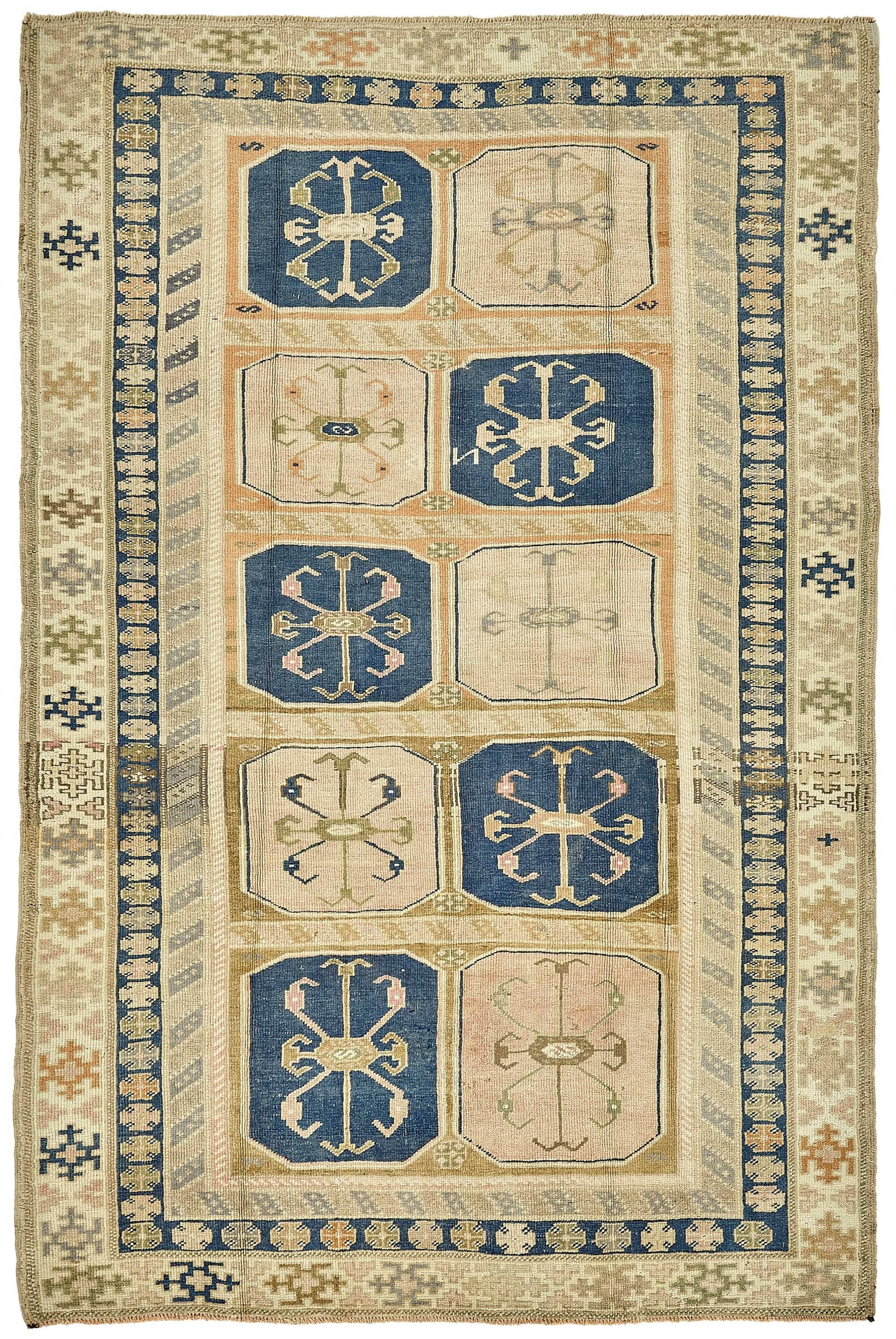 Turkish Vintage Anatolian Rug 167 cm x 250 cm