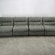 1970s Czechoslovak Space Age Four-Piece Sculptural Modular Sofa