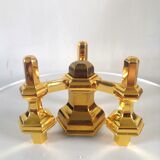 Gilded candle holders 4 candles, 70s