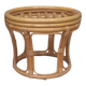 Small low bamboo table