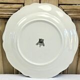 6 dessert plates dessert Gien the children at the press Dionysos 1938/1960