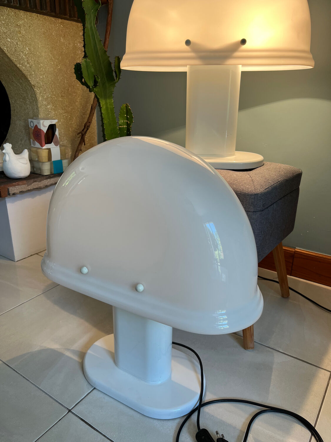 2x Rodolfo Bonetto lamps model 4054 produced by IGuzzini