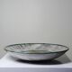 Large vintage ceramic art bowl from the 1950s-60s, suitable for wall decoration or fruit bowl