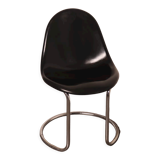'Maia' chair in black designed by Giotto Stoppino  for Bernini - Italy - 1960's
