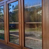 Large Louis Philippe style oak bookcase