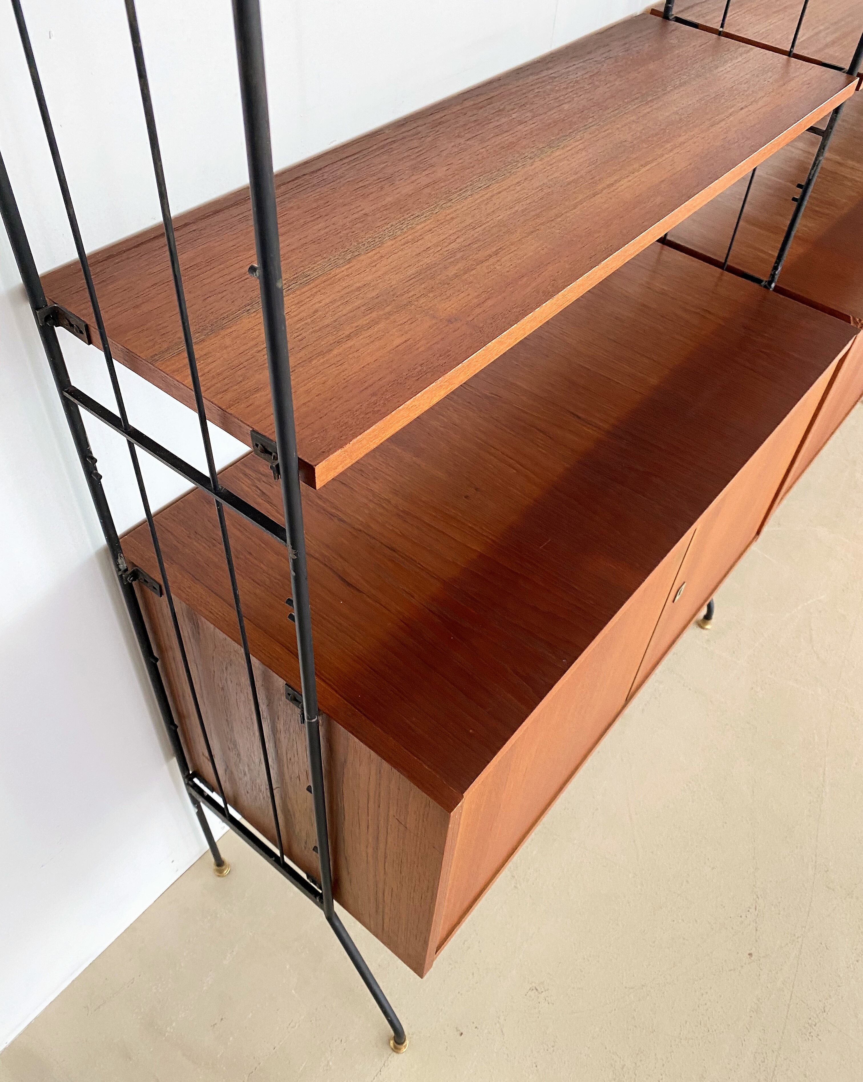 Vintage standing modular wall unit