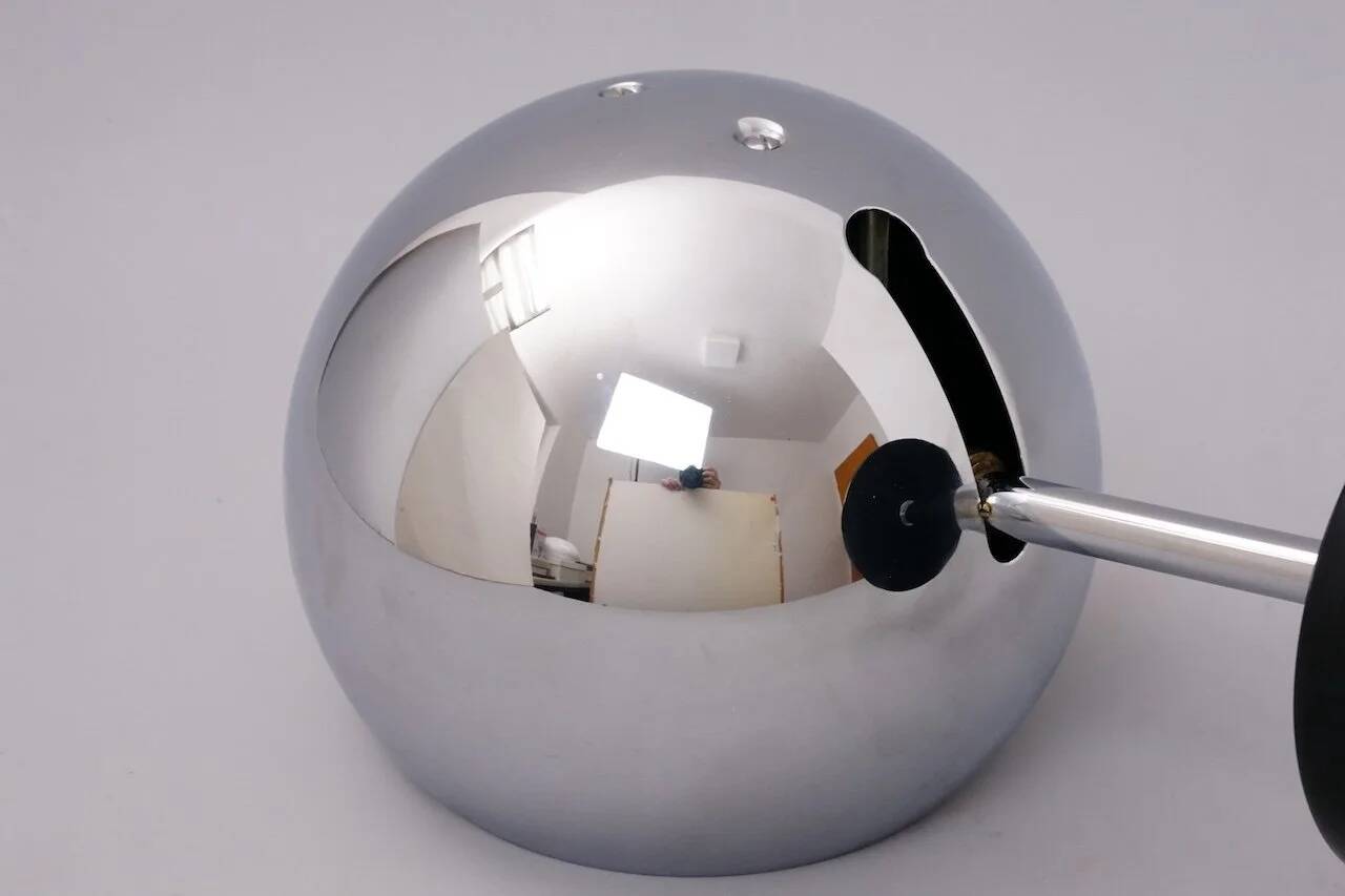 Chrome-plated ceiling lamp from Staff