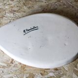 Ceramic dish with bird decoration Reine Steenbakkers
