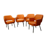Armchairs model "Deauville", design by Marc and Pierre Simon, published by Airborne