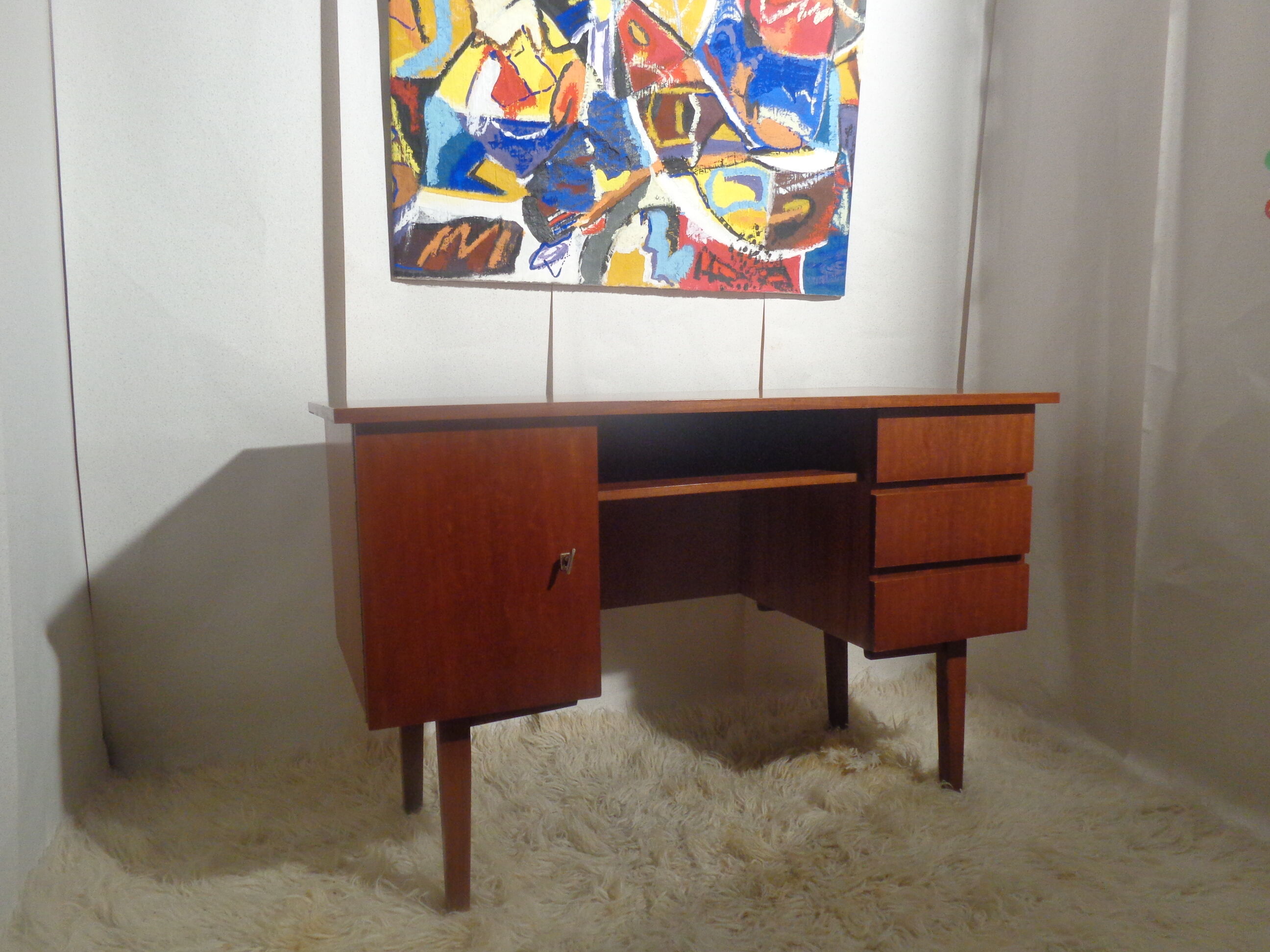 Vintage office of the 60s teak