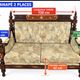 Two-seater canapé made of hand-carved Sheesham wood - Chiniot, Pakistan