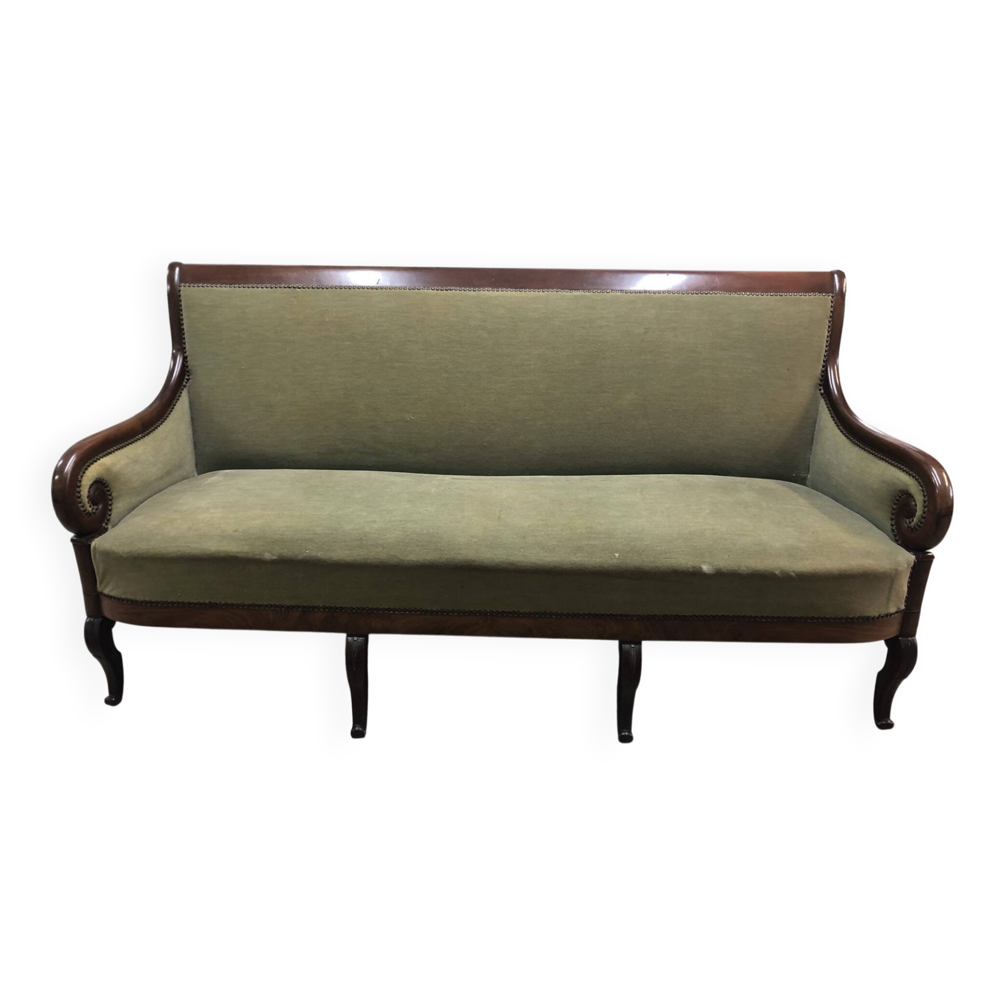 Mahogany bench from the Restoration period