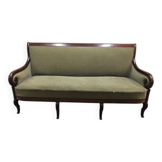 Mahogany bench from the Restoration period