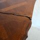 Extendable rectangular table with Italian extension cords