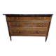 Mahogany commode with mahogany veneer from the Louis XVI period - late 18th century.