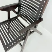 Chaise pliante Niko Kralj Rex milieu du siècle, années 1950