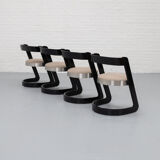 Willy Rizzo Dining Set Italy 1970s