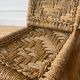 Wood and rope armchair by Audoux and Minnet from the 1950s.