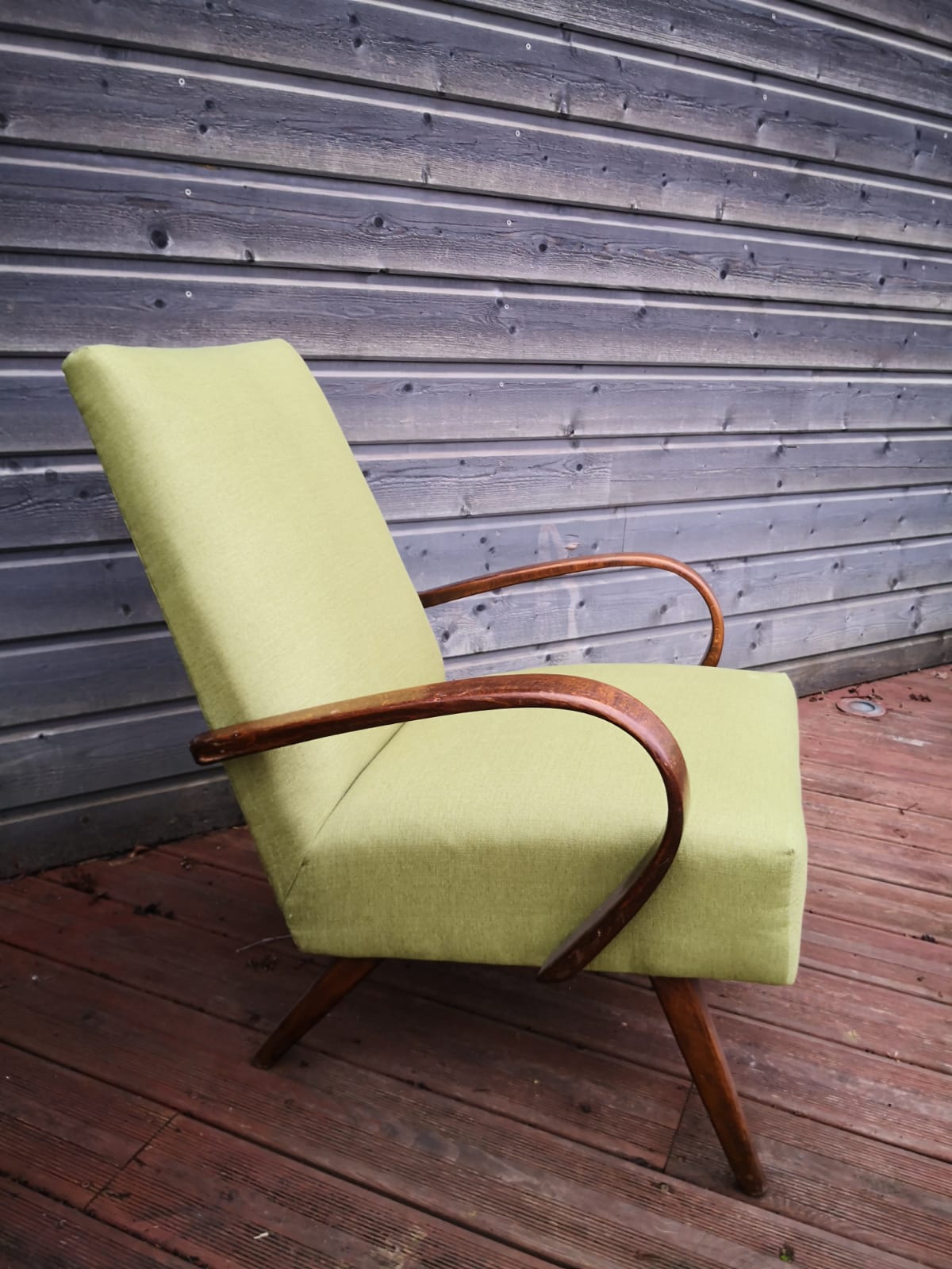 Pair of vintage Czech armchairs, Scandinavian style, 50s