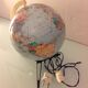 Light globe to tripod foot Rico vintage 60s