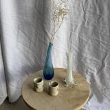 Blue soliflore vase H25 D7