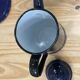 Enameled metal coffee pot