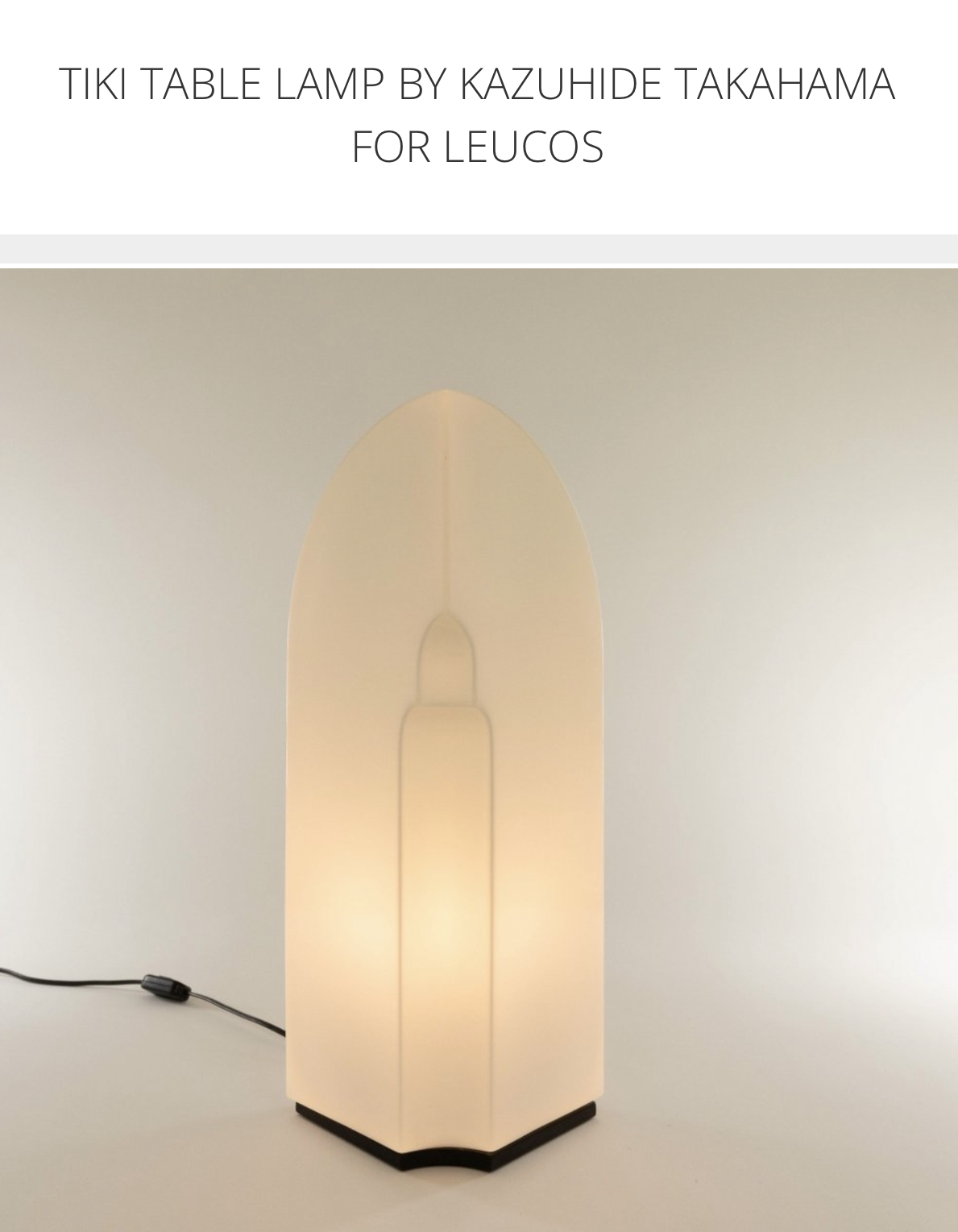 Leucos ceiling lamp "cloud" in opaline glass, ca 1980s