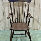 Fauteuil anglais en orme - fin XIXème