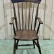 English elm armchair - late 19th century