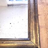 Antique Louis Phillipe mirror, gilded with gold leaf - "Marcelin"