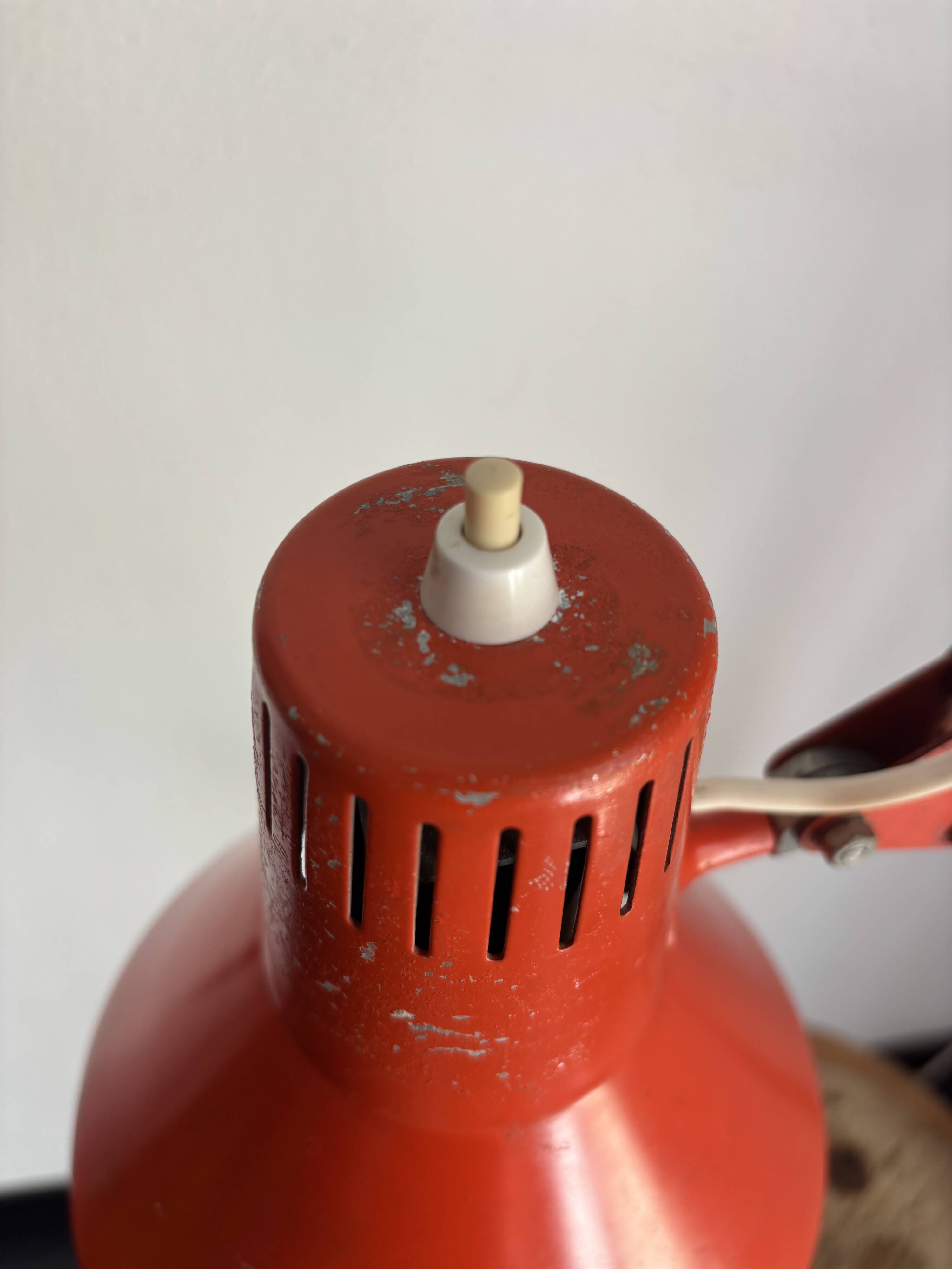 Vintage 1970s carrot Twist T1 architect lamp - 65 cm