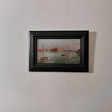 Pair of oil paintings on canvas 1930s