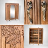 Parisian art deco wardrobe