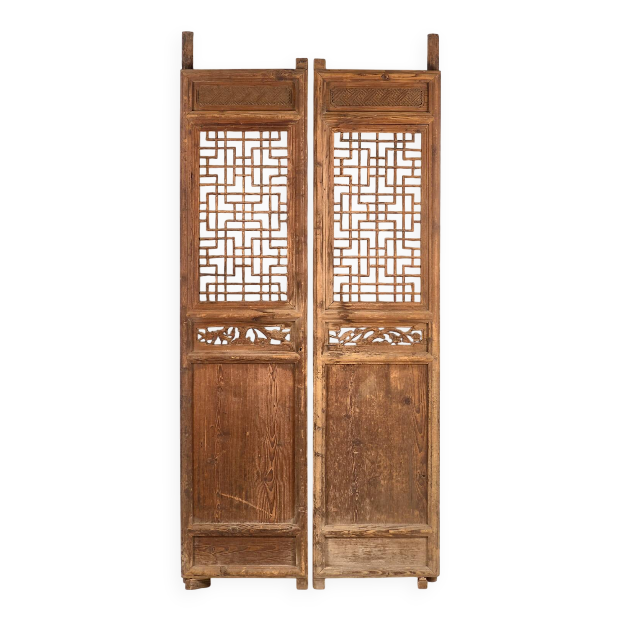 Antique Chinese wooden door, circa 1890