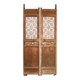 Porte chinoise ancienne en bois, vers 1890