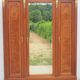 Louis XVI style wardrobe late nineteenth century, mahogany and marquetry
