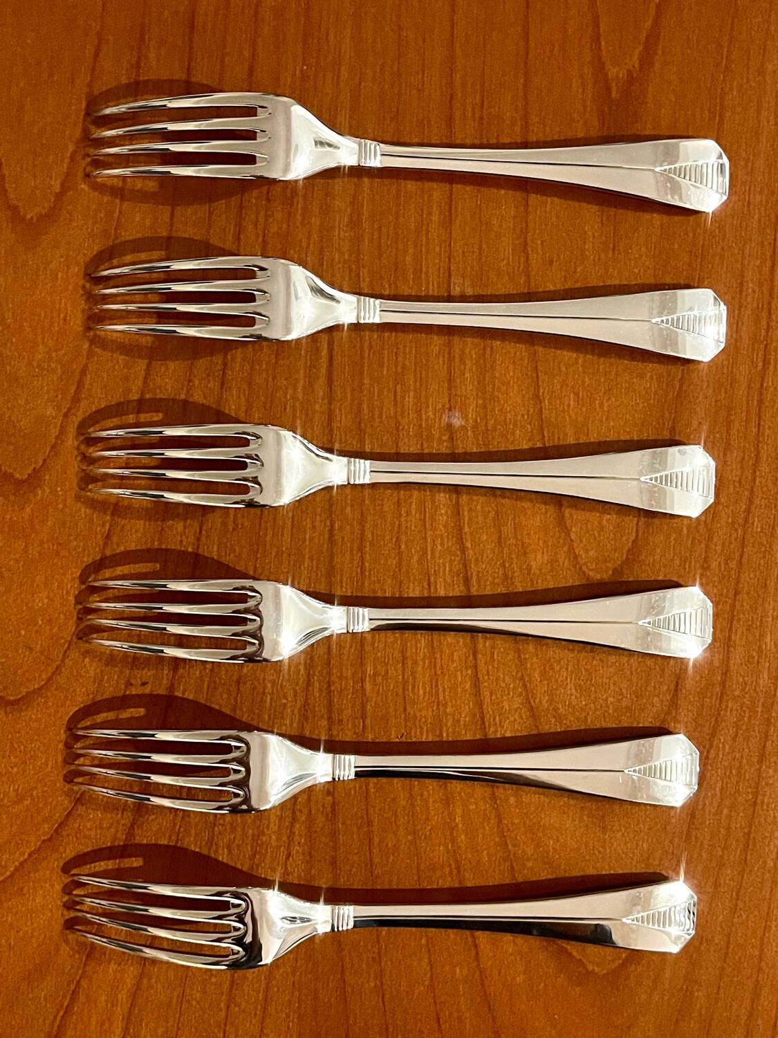 Christofle Atlantide 12 dessert cutlery 17 cm very good summer