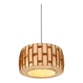 Mid-Century Danish Pendant Lamp in Teak, 1960s