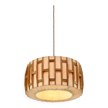 Mid-Century Danish Pendant Lamp in Teak, 1960s