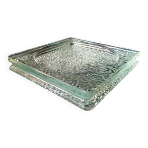 Vide poche en verre pressé