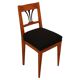 Biedermeier Side Chair, Cherry Wood, South Germany, 1830s