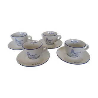 Jean Cocteau 4 cups set